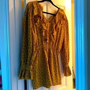 Floral nasty gal romper